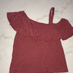 One shoulder altard state top